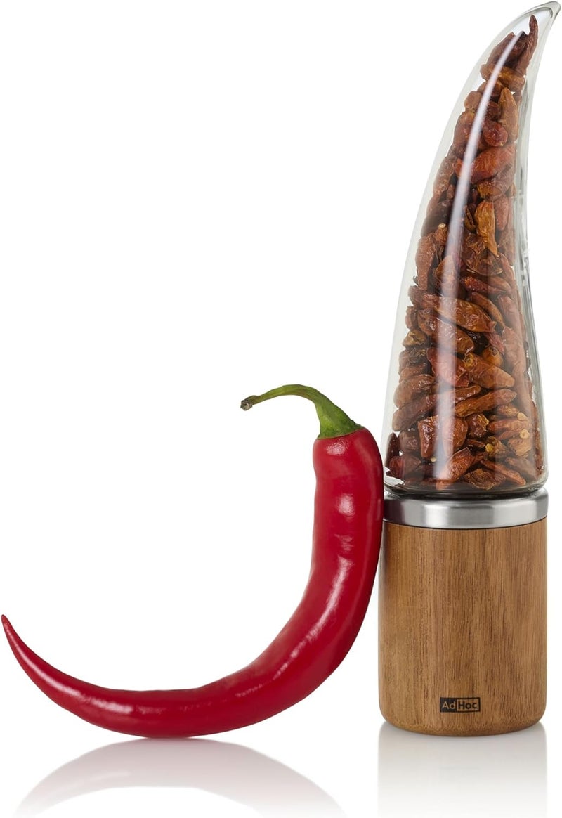 Adhoc Chili Cutter & Spice Grinder - Dried Spice Grinder with Acrylic Body & Stainless Steel Blades - Kitchen Essentials for Healthy Meals - Peperone - Image 4
